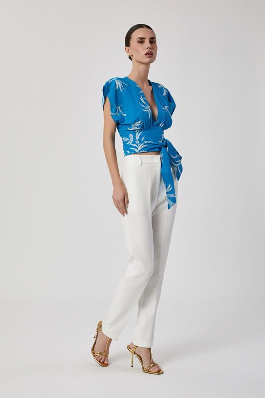 Pantaloni da donna panna