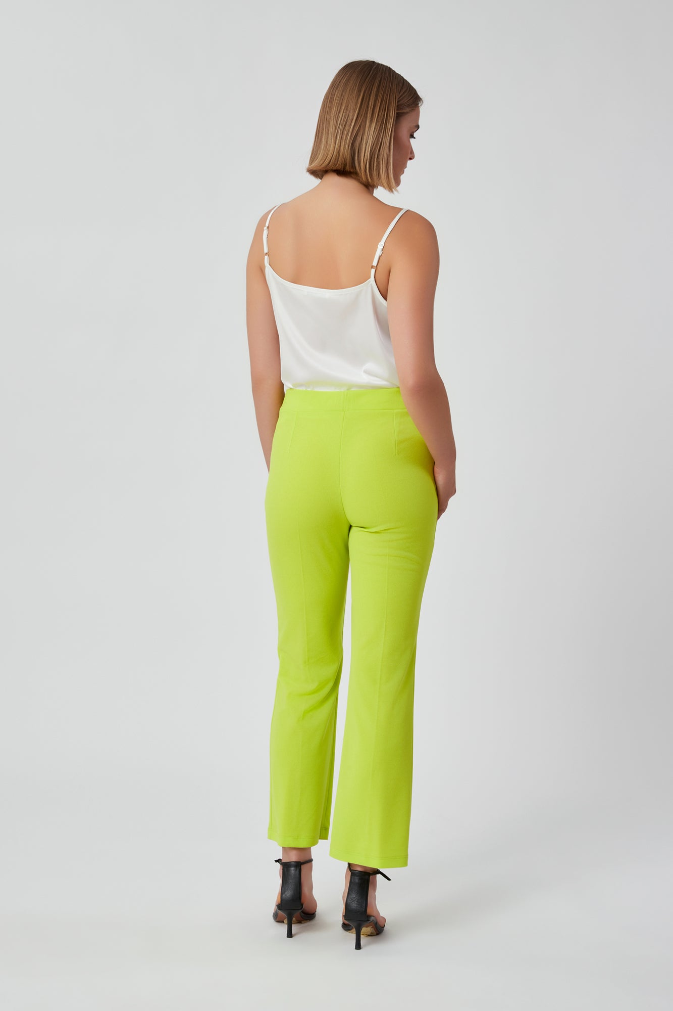 Pantaloni da donna verde