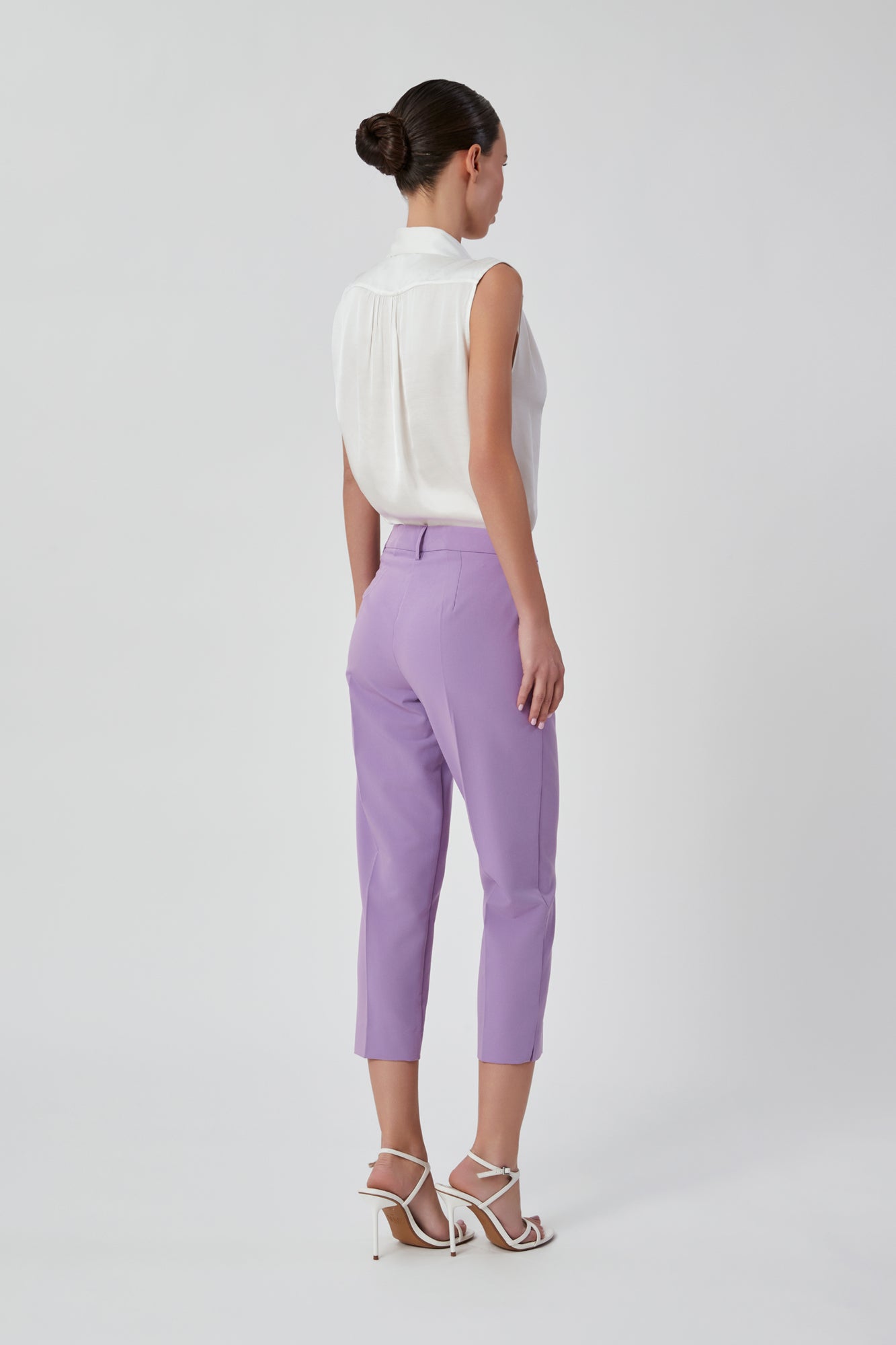 Pantaloni da donna lilla