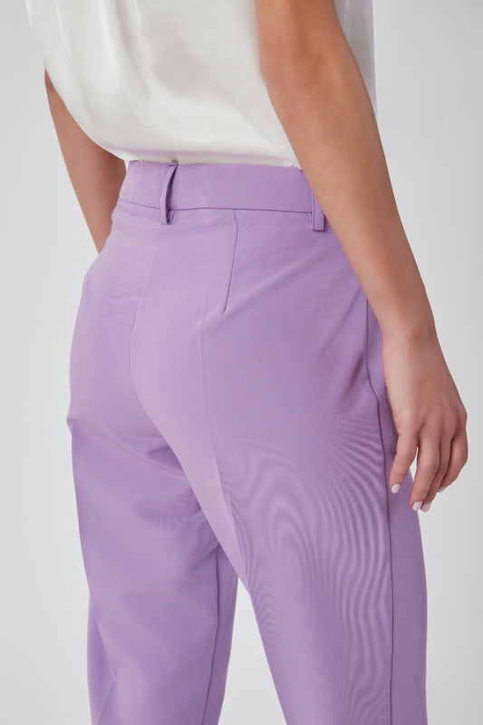 Pantaloni da donna lilla