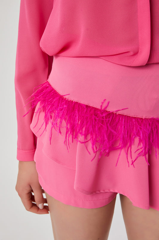 Gonna da donna fucsia