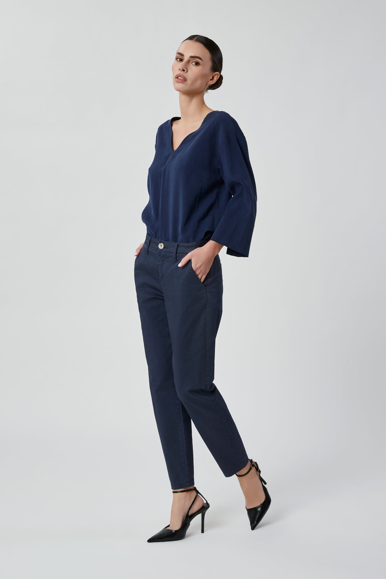 Pantalone da donna blu
