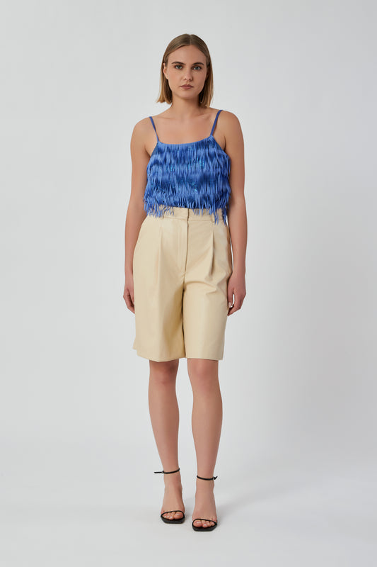 Pantaloni da donna panna
