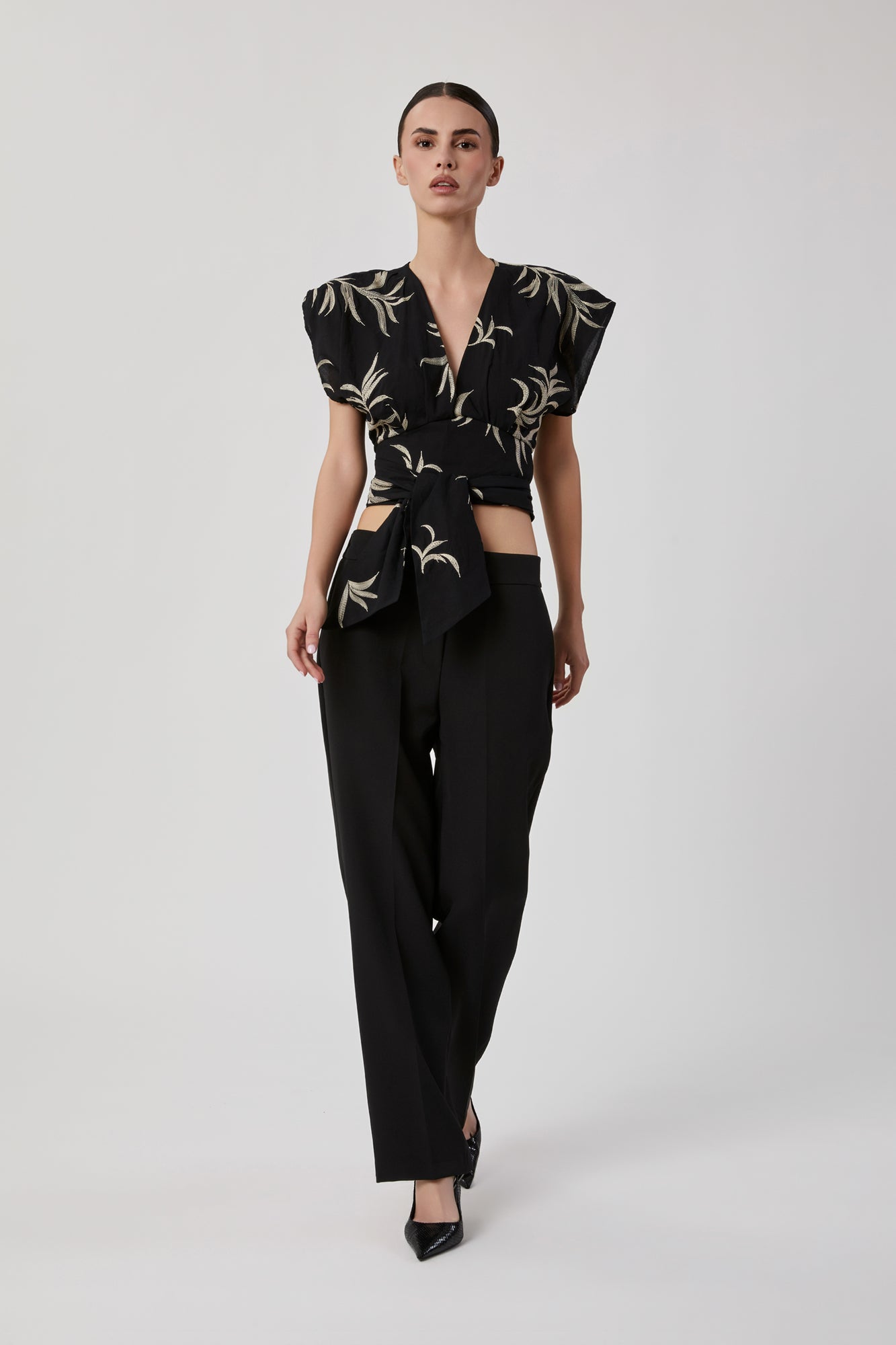 Pantaloni da donna nero