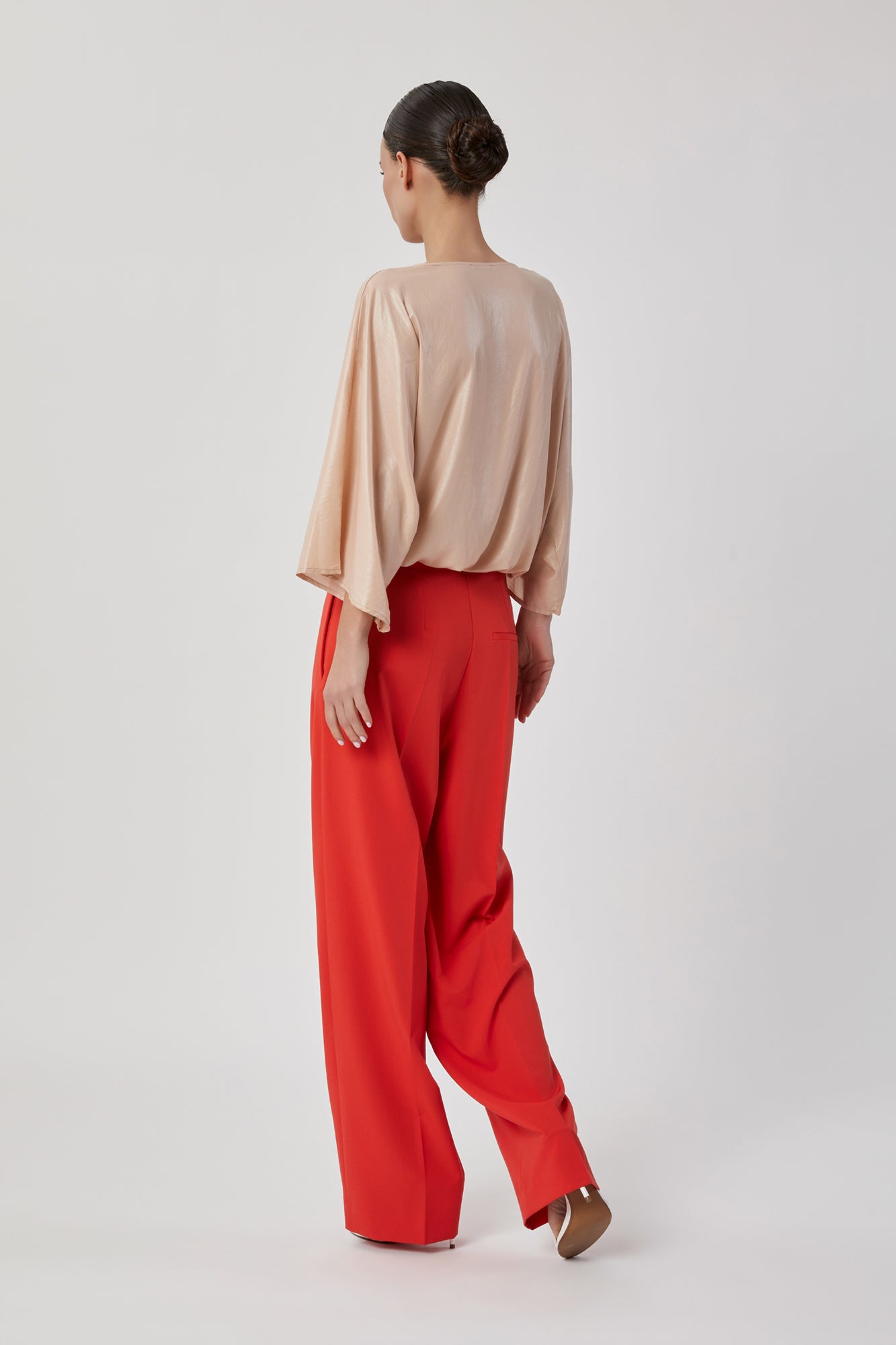 Pantaloni da donna arancio