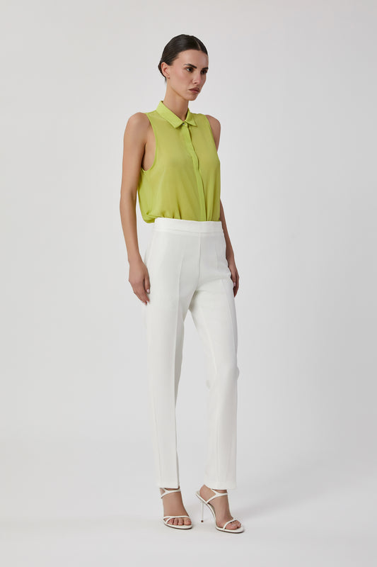 Pantaloni da donna panna