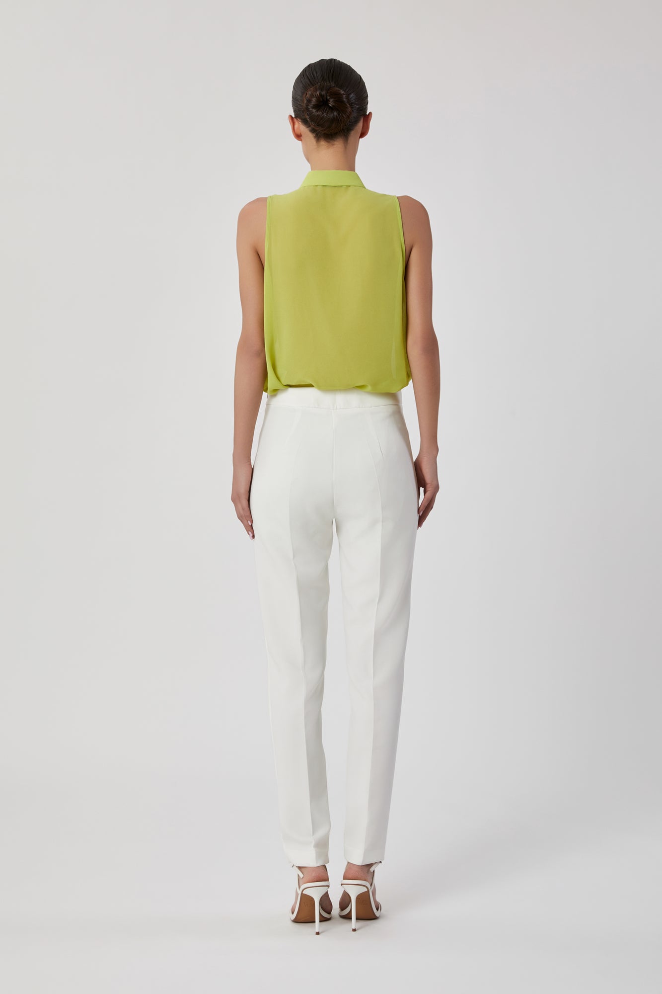 Pantaloni da donna panna