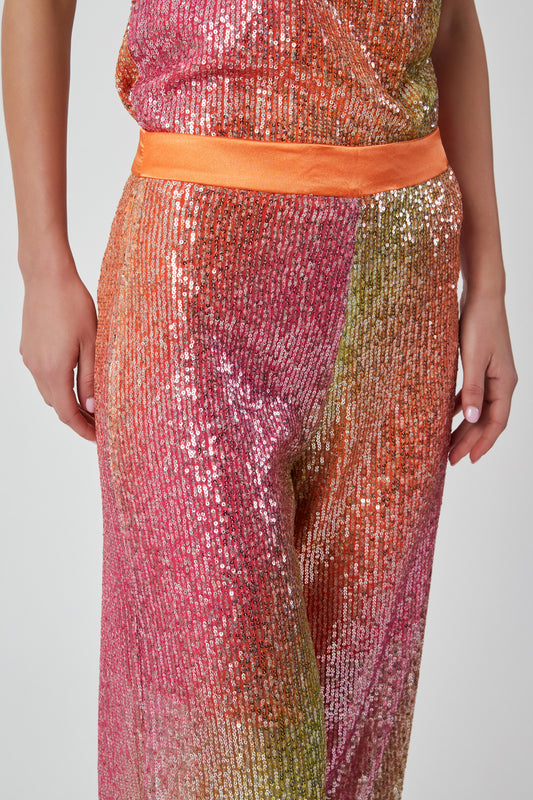 Pantaloni da donna paillettes