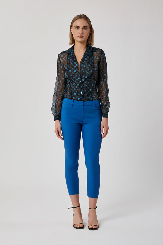 Pantaloni da donna bluette