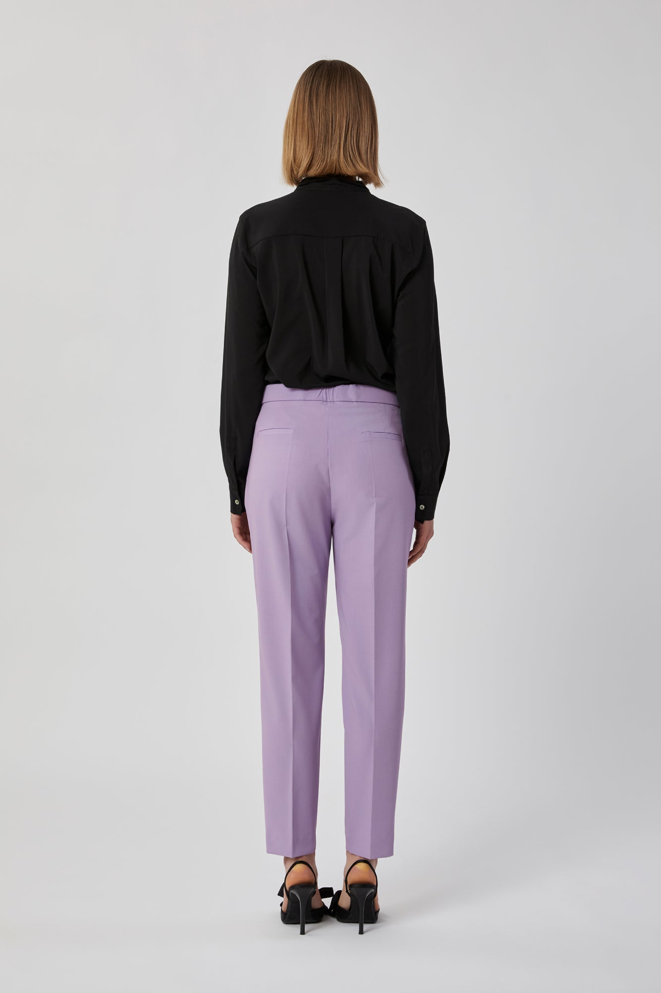 Pantaloni da donna lilla