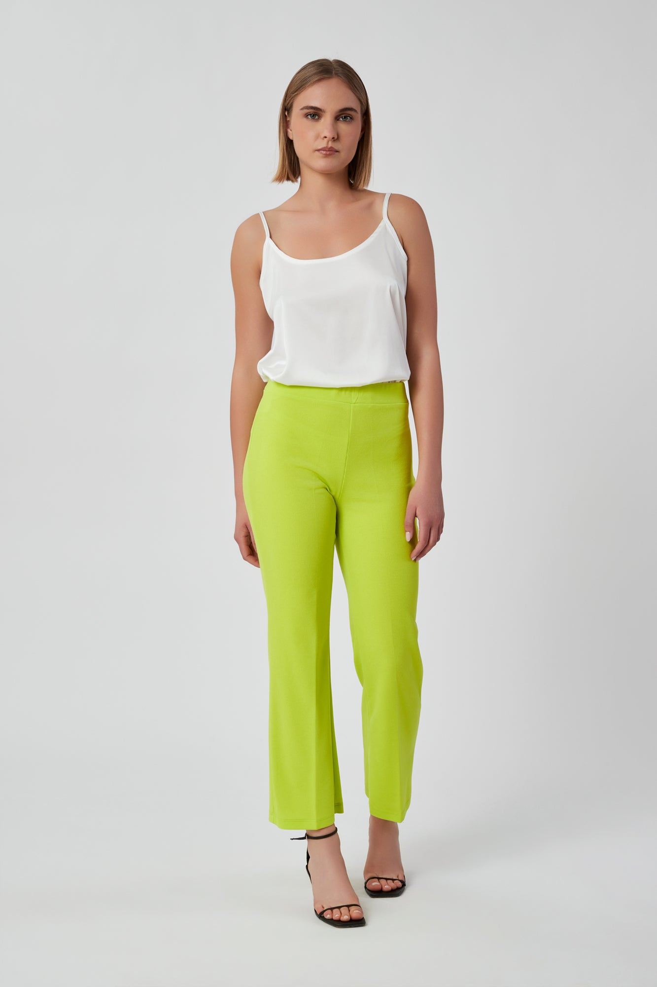 Pantaloni da donna verde