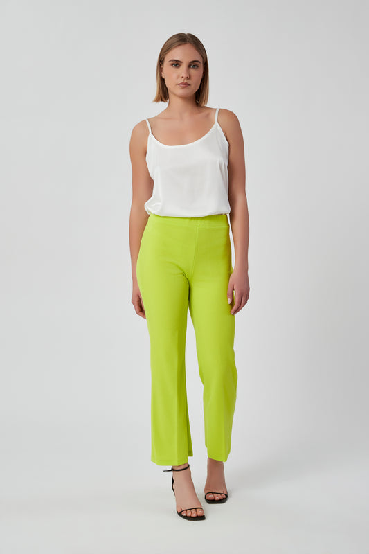 Pantaloni da donna verde