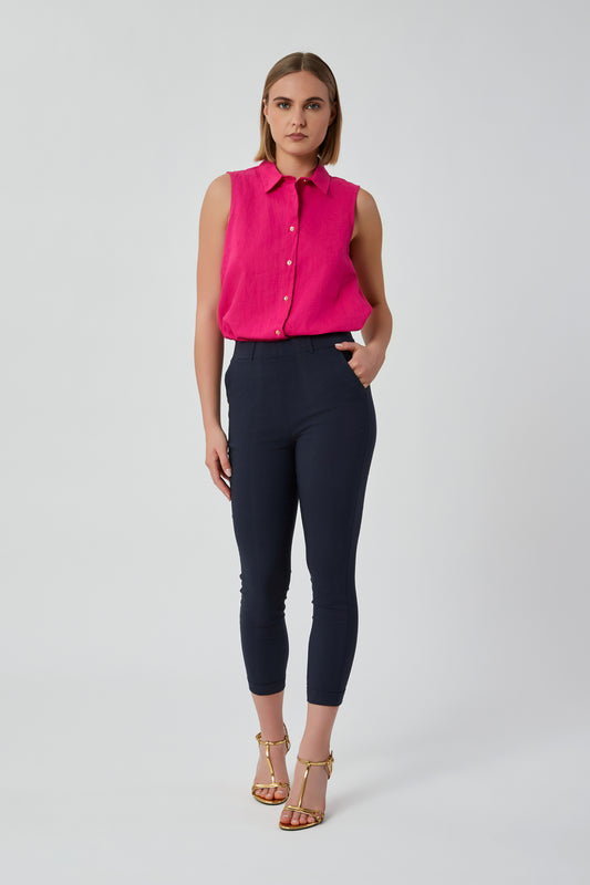 Pantaloni da donna blu