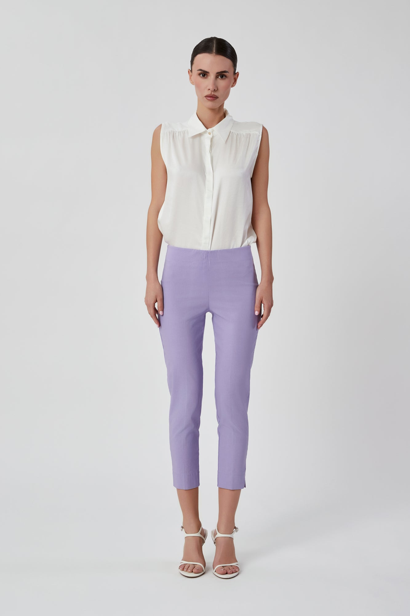 Pantaloni da donna lilla