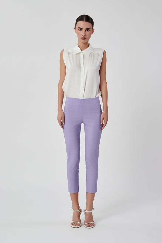 Pantaloni da donna lilla