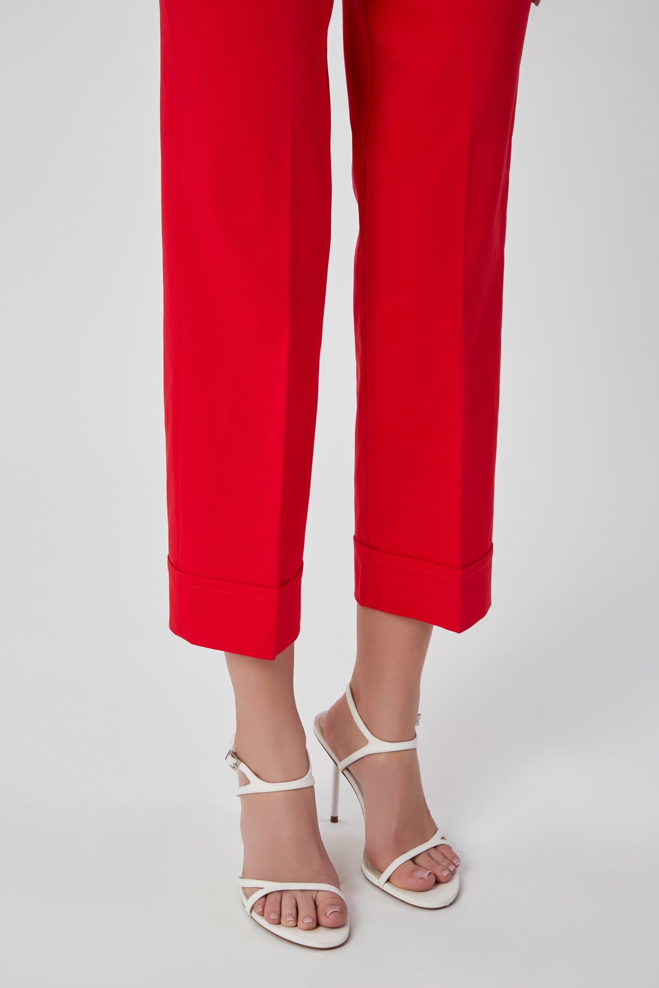 Pantaloni da donna rosso