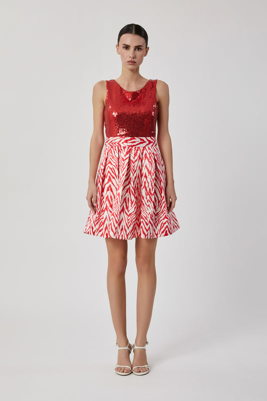 Abito da donna fantasia e paillettes