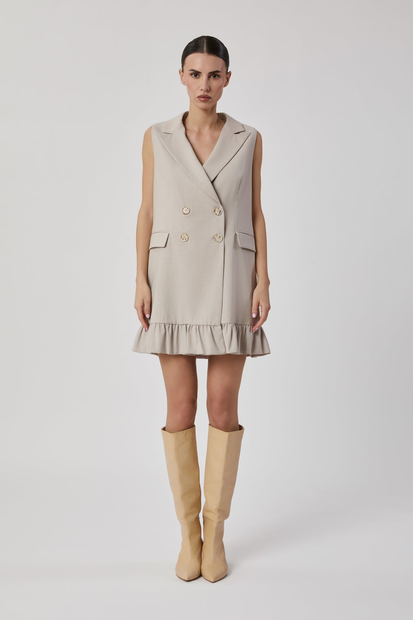 Giacca da donna beige