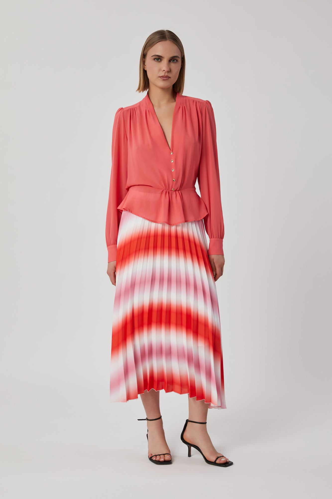 Camicia da donna arancio