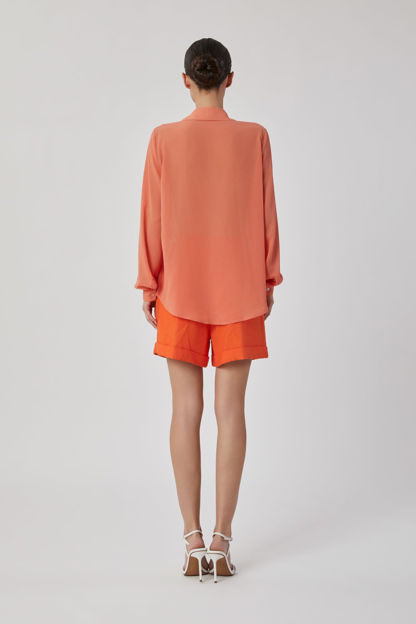 Camicia da donna arancio