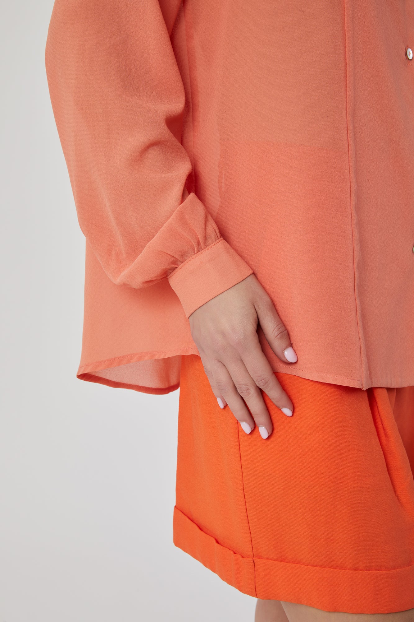 Camicia da donna arancio