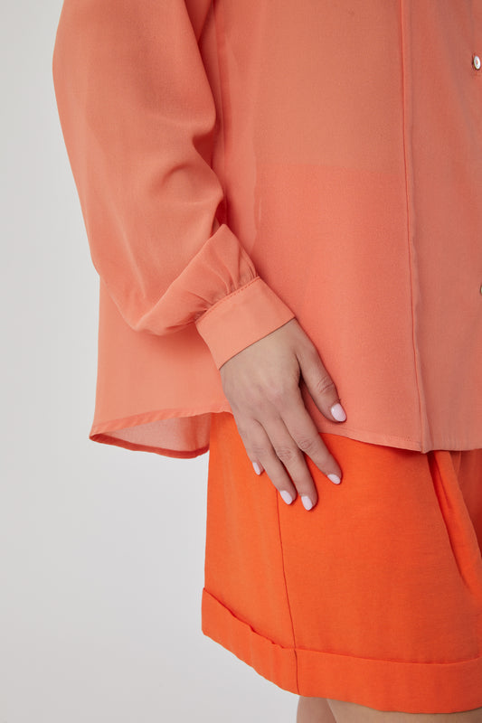 Camicia da donna arancio