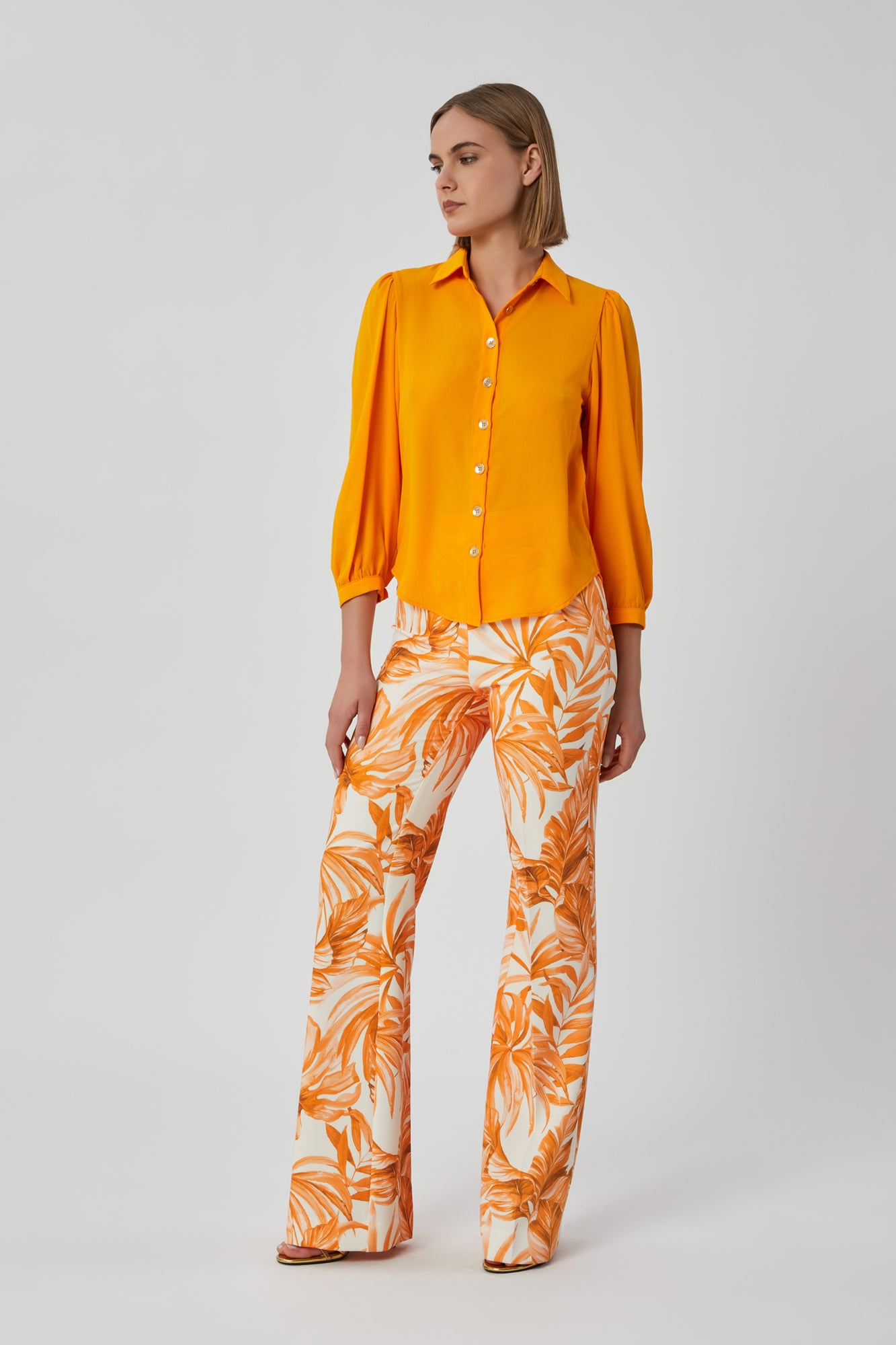 Camicia da donna arancio