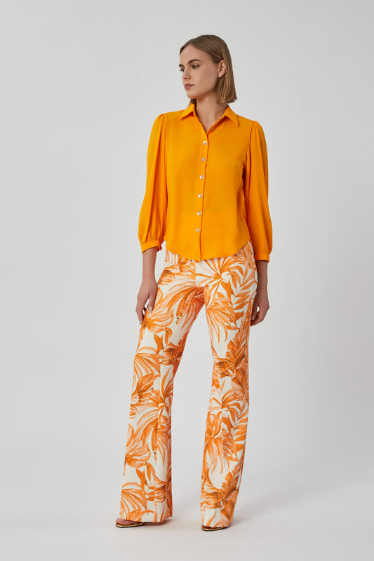 Camicia da donna arancio