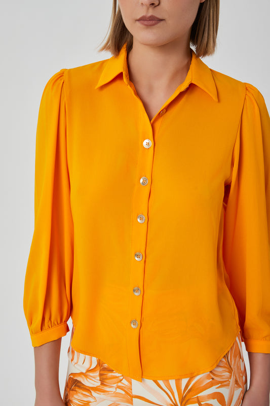 Camicia da donna arancio