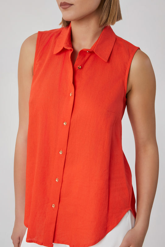 Camicia da donna arancio