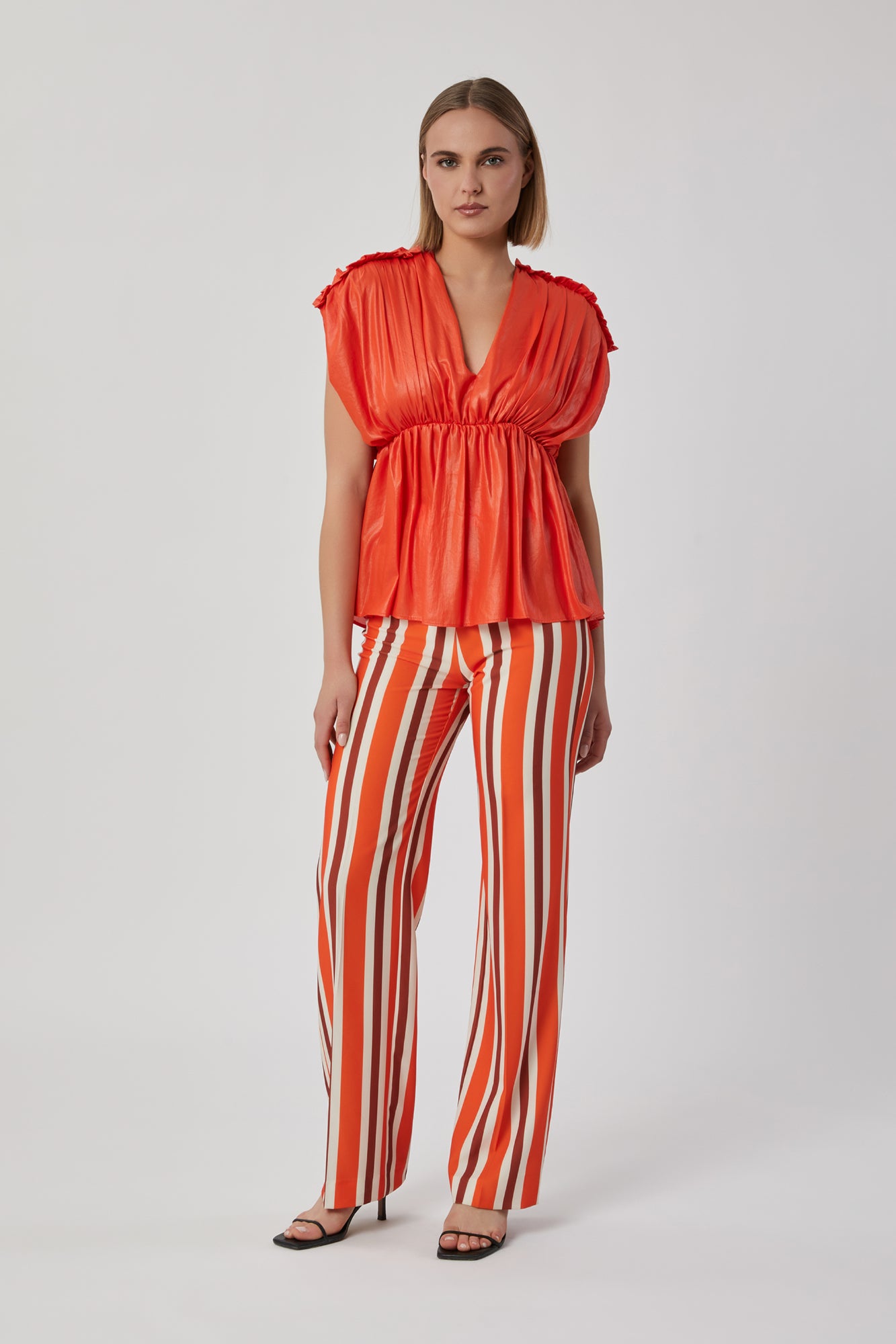 Blusa da donna arancio