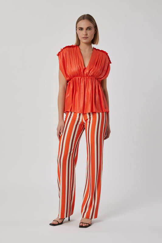 Blusa da donna arancio