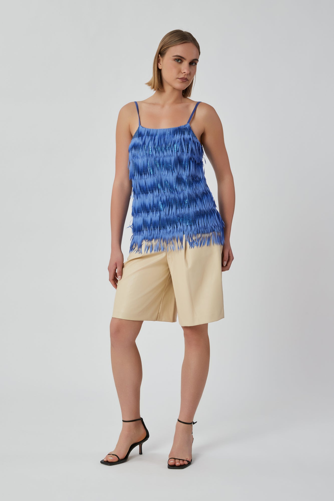 Top da donna bluette