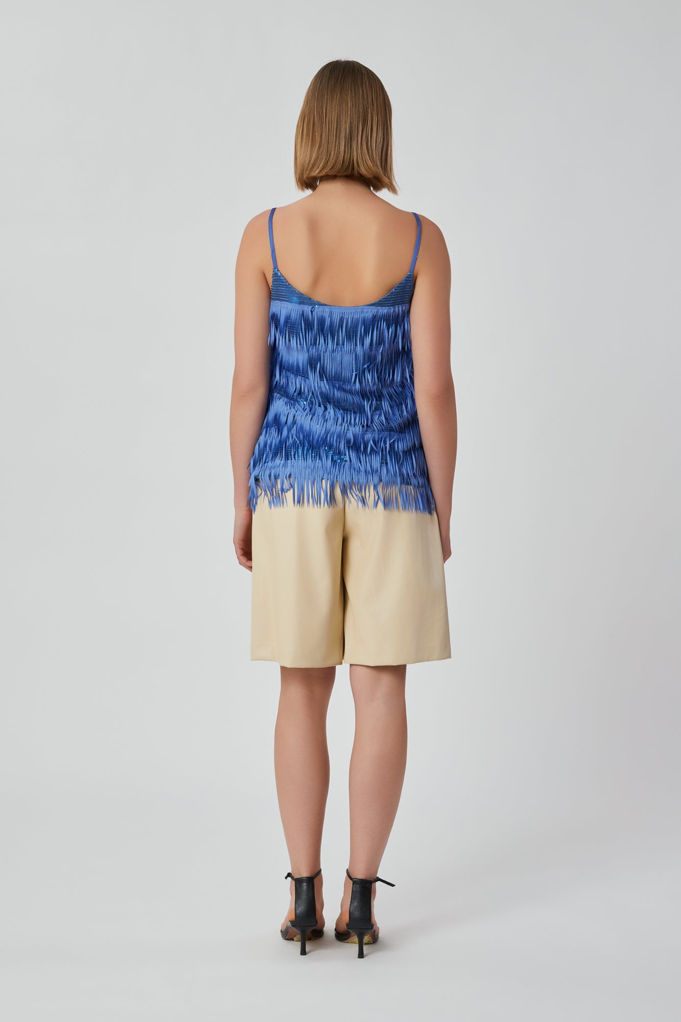 Top da donna bluette