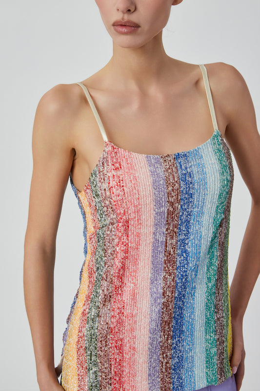 Top da donna paillettes