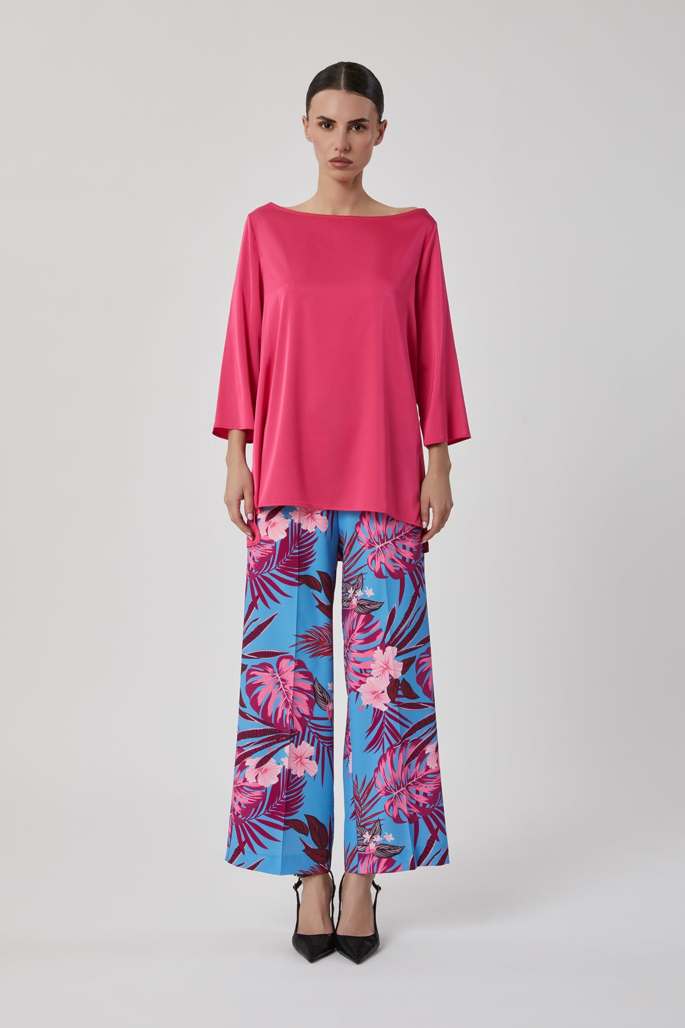 Blusa da donna fucsia