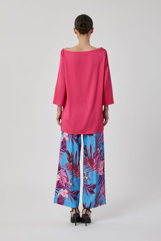 Blusa da donna fucsia