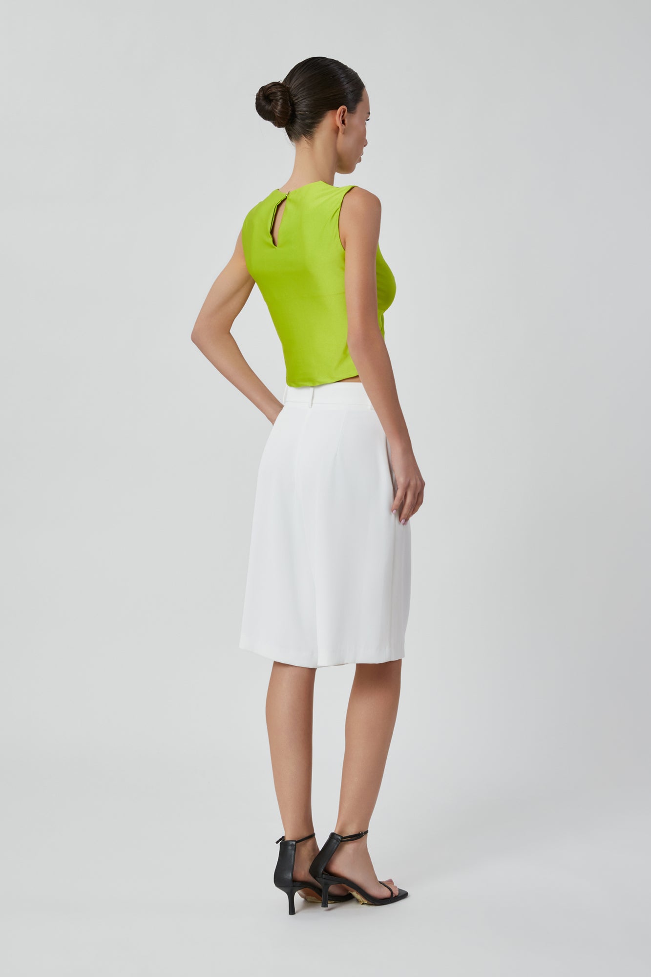 Top da donna verde mela