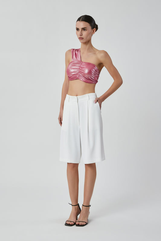 Top da donna fucsia