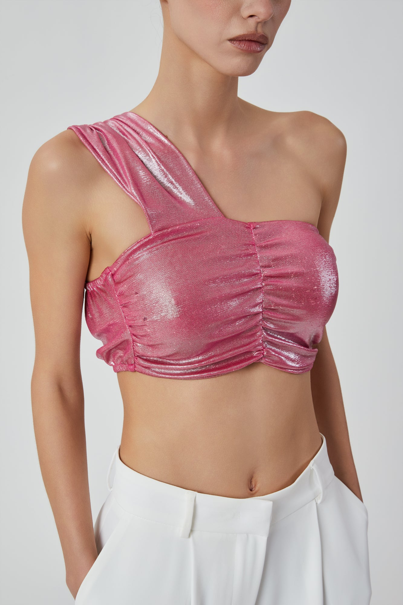 Top da donna fucsia